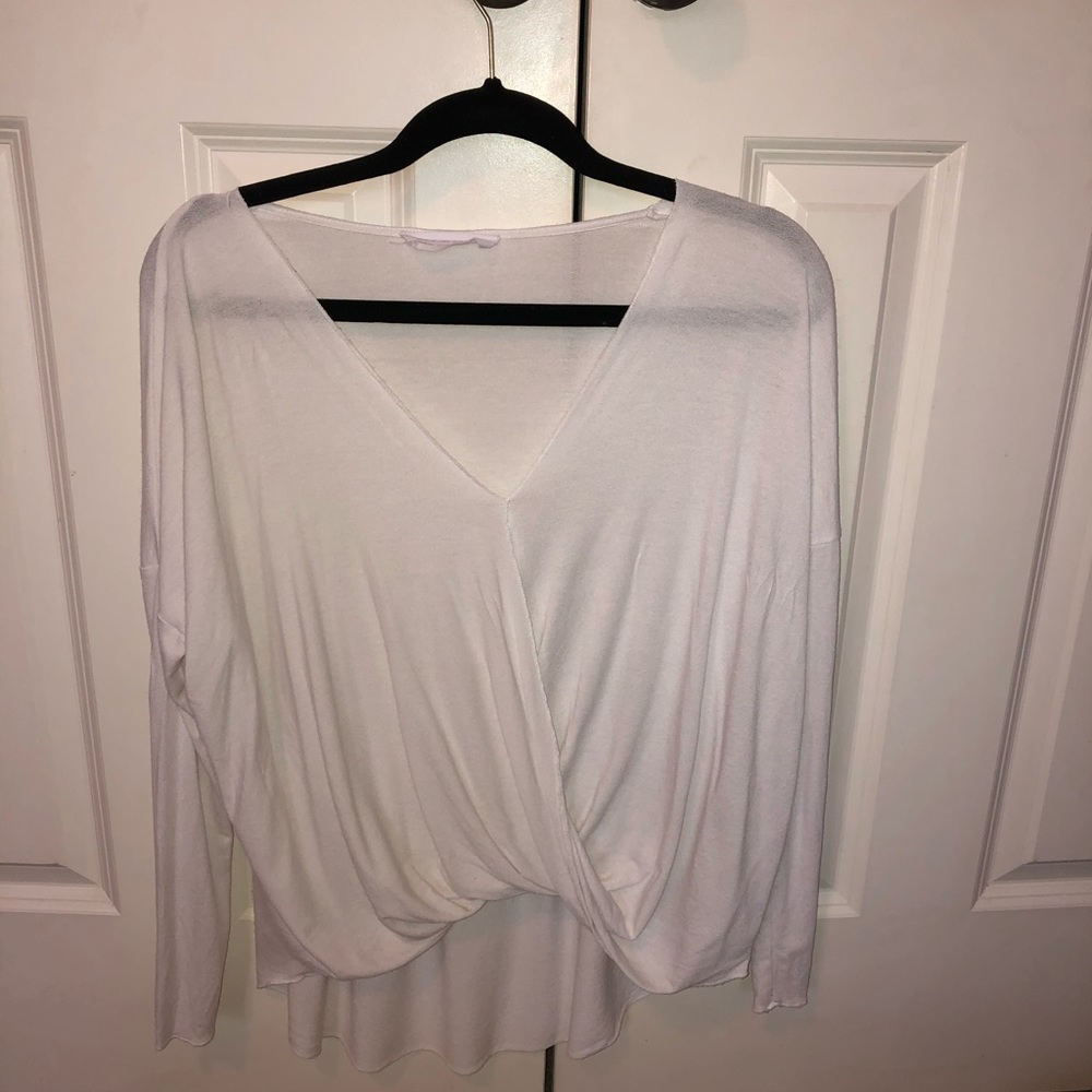 Draped White Tunic